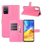 For Huawei Honor X10 Max 5G Litchi Texture Horizontal Flip Protective Case with Holder & Card Slots & Wallet(Rose Red) - 1