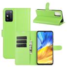 For Huawei Honor X10 Max 5G Litchi Texture Horizontal Flip Protective Case with Holder & Card Slots & Wallet(Green) - 1