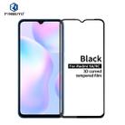 For Xiaomi Redmi 9A / Redmi 9C PINWUYO 9H 3D Curved Full Screen Explosion-proof Tempered Glass Film(Black) - 1