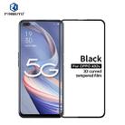 For OPPO A92S PINWUYO 9H 3D Curved Full Screen Explosion-proof Tempered Glass Film(Black) - 1