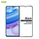 For Xiaomi Redmi 10X 5G MOFI 9H 3D Explosion-proof Curved Screen Tempered Glass Film(Black) - 1