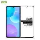 For Huawei Enjoy20 Pro/Honor30 Lite MOFI 9H 3D Explosion-proof Curved Screen Tempered Glass Film(Black) - 1