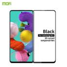 For Samsung Galaxy A51 MOFI 9H 3D Explosion-proof Curved Screen Tempered Glass Film(Black) - 1