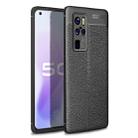 For VIVO X50 Pro+ Litchi Texture TPU Shockproof Case(Black) - 1