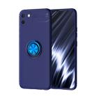 For OPPO Realme C11 Metal Ring Holder 360 Degree Rotating TPU Case(Blue+Blue) - 1