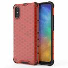 For Xiaomi Redmi 9A Shockproof Honeycomb PC + TPU Case(Red) - 1