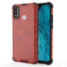 For Huawei Honor 9X Lite  Shockproof Honeycomb PC + TPU Case(Red) - 1