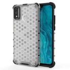 For Huawei Honor 9X Lite  Shockproof Honeycomb PC + TPU Case(White) - 1