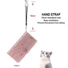 For Samsung Galaxy Note20 Cute Cat and Dog Embossed Horizontal Flip Leather Case with Bracket / Card Slot / Wallet / Lanyard(Rose Gold) - 8