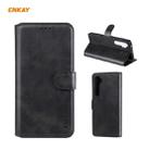 For Xiaomi Mi Note 10 Lite ENKAY Hat-Prince ENK-PUC014 Horizontal Flip Leather Case with Holder & Card Slots & Wallet(Black) - 1