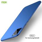 For Samsung Galaxy Note20 MOFI Frosted PC Ultra-thin Hard Case(Blue) - 1