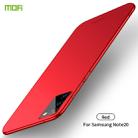 For Samsung Galaxy Note20 MOFI Frosted PC Ultra-thin Hard Case(Red) - 1