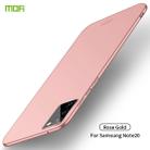 For Samsung Galaxy Note20 MOFI Frosted PC Ultra-thin Hard Case(Rose gold) - 1