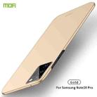 For Samsung Galaxy Note20 Ultra MOFI Frosted PC Ultra-thin Hard Case(Gold) - 1