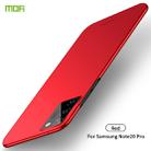For Samsung Galaxy Note20 Ultra MOFI Frosted PC Ultra-thin Hard Case(Red) - 1