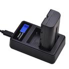 Lntelligent LCD Display USB Dual-charge Charger for For Sony NP-FM500H / NP-FM50 / NP-F550 - 5
