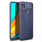 For Xiaomi Redmi 9C Litchi Texture TPU Shockproof Case(Navy Blue) - 1