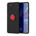 For Huawei Maimang 9 Metal Ring Holder 360 Degree Rotating TPU Case(Black+Red)(Black+Red)(Black+Red) - 1