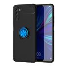 For Huawei Maimang 9 Metal Ring Holder 360 Degree Rotating TPU Case(Black+Blue)(Black+Blue)(Black+Blue) - 1