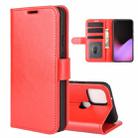 For Google Pixel 5 XL  R64 Texture Single Horizontal Flip Protective Case with Holder & Card Slots & Wallet& Photo Frame(Red) - 1