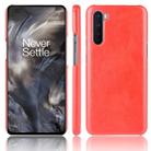 For OnePlus Nord Shockproof Litchi Texture PC + PU Case(Red) - 1