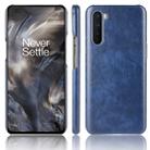 For OnePlus Nord Shockproof Litchi Texture PC + PU Case(Blue) - 1