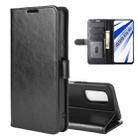 For Vivo iQOO Z1x R64 Texture Single Horizontal Flip Protective Case with Holder & Card Slots & Wallet& Photo Frame(Black) - 1