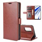 For Vivo iQOO Z1x R64 Texture Single Horizontal Flip Protective Case with Holder & Card Slots & Wallet& Photo Frame(Brown) - 1