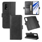 For Vivo iQOO Z1x Dual-side Magnetic Buckle Horizontal Flip Leather Case with Holder & Card Slots & Wallet(Black) - 1