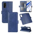 For Vivo iQOO Z1x Dual-side Magnetic Buckle Horizontal Flip Leather Case with Holder & Card Slots & Wallet(Dark Blue) - 1