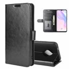 For Vivo V17(Russia)/X50 Lite/Y9S/S1 Pro R64 Texture Single Horizontal Flip Protective Case with Holder & Card Slots & Wallet& Photo Frame(Black) - 1