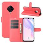 For Vivo  V17(Russia)/X50 Lite/Y9S/S1 Pro Litchi Texture Horizontal Flip Protective Case with Holder & Card Slots & Wallet(Red) - 1