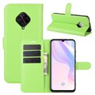 For Vivo  V17(Russia)/X50 Lite/Y9S/S1 Pro Litchi Texture Horizontal Flip Protective Case with Holder & Card Slots & Wallet(Green) - 1