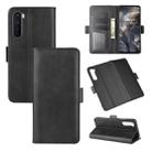 For OnePlus Nord Dual-side Magnetic Buckle Horizontal Flip Leather Case with Holder & Card Slots & Wallet(Black) - 1