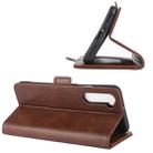 For OnePlus Nord Dual-side Magnetic Buckle Horizontal Flip Leather Case with Holder & Card Slots & Wallet(Brown) - 6