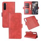 For OnePlus Nord Dual-side Magnetic Buckle Horizontal Flip Leather Case with Holder & Card Slots & Wallet(Red) - 1