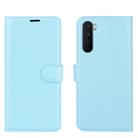 For OnePlus Nord Litchi Texture Horizontal Flip Protective Case with Holder & Card Slots & Wallet(Blue) - 2