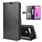 For TCL 10L R64 Texture Single Horizontal Flip Protective Case with Holder & Card Slots & Wallet& Photo Frame(Black) - 1