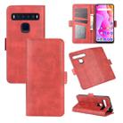 For TCL 10L Dual-side Magnetic Buckle Horizontal Flip Leather Case with Holder & Card Slots & Wallet(Red) - 1