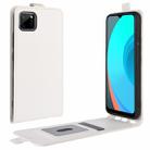 For OPPO Realme C11 R64 Texture Single Vertical Flip Leather Protective Case with Card Slots & Photo Frame(White) - 1