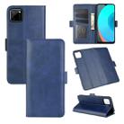 For OPPO Realme C11 Dual-side Magnetic Buckle Horizontal Flip Leather Case with Holder & Card Slots & Wallet(Dark Blue) - 1