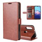 For Motorola Moto E 2020 R64 Texture Single Horizontal Flip Protective Case with Holder & Card Slots & Wallet& Photo Frame(Brown) - 1