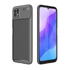 For Huawei Enjoy 20 Carbon Fiber Texture Shockproof TPU Case(Black) - 1