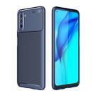 For Huawei Maimang 9 Carbon Fiber Texture Shockproof TPU Case(Blue) - 1