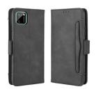 For OPPO Realme C11 Wallet Style Skin Feel Calf Pattern Leather Case with Separate Card Slot(Black) - 1
