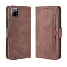 For OPPO Realme C11 Wallet Style Skin Feel Calf Pattern Leather Case with Separate Card Slot(Brown) - 1