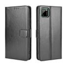 For OPPO Realme C11 Retro Crazy Horse Texture Horizontal Flip Leather Case with Holder & Card Slots & Photo Frame(Black) - 1