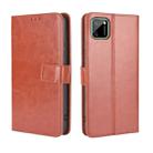 For OPPO Realme C11 Retro Crazy Horse Texture Horizontal Flip Leather Case with Holder & Card Slots & Photo Frame(Brown) - 1