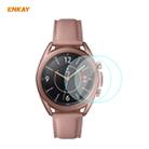 For Samsung Galaxy Watch 3 41mm 2 PCS ENKAY Hat-Prince 0.2mm 9H 2.15D Curved Edge Tempered Glass Screen Protector Watch Film - 1