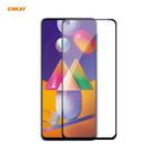 For Samsung Galaxy M31s ENKAY Hat-Prince Full Glue 0.26mm 9H 2.5D Tempered Glass Full Coverage Film - 1